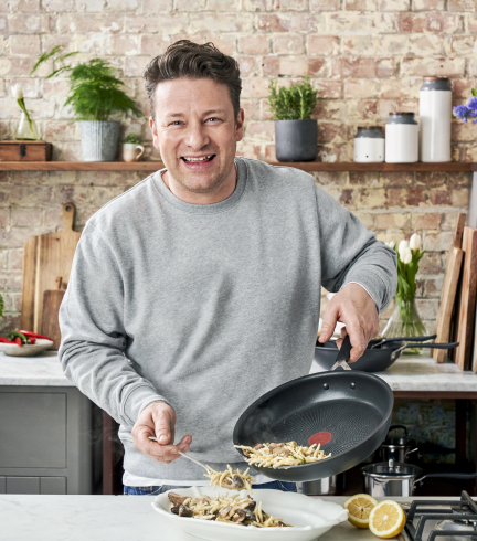 Jamie Oliver Antiadherente Base extraíble Sandwich Lata Redonda 8 Inch   Puerto Azul 